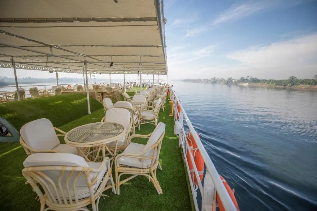 Sun deck of the SUNRISE Mahrousa Nile Cruise Nile cruise